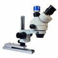 Slide rail extension stand for stereo microscope