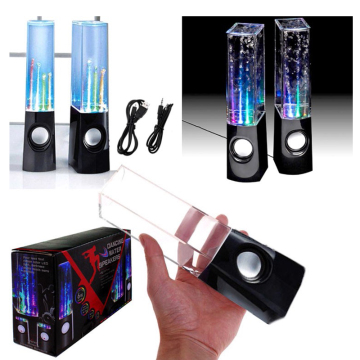 Water Dancing Fountain Light Portable Audio LED Speakers for Cell Phone&PC&Tablets&MP3/MP4