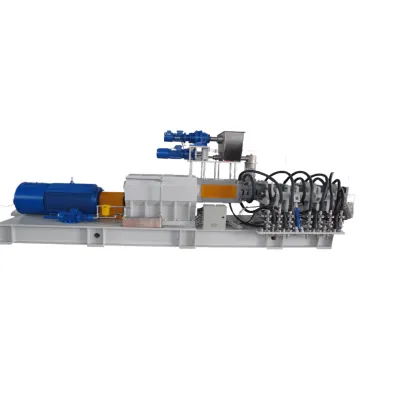High Quality Clam Shell Barrel Co-Rotating Twin Screw Extruder Machinery