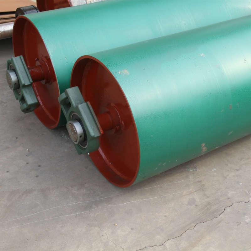 Belt Width 1200mm 800mm Dia Bend Pulley Snub Tail Conveyor Drum