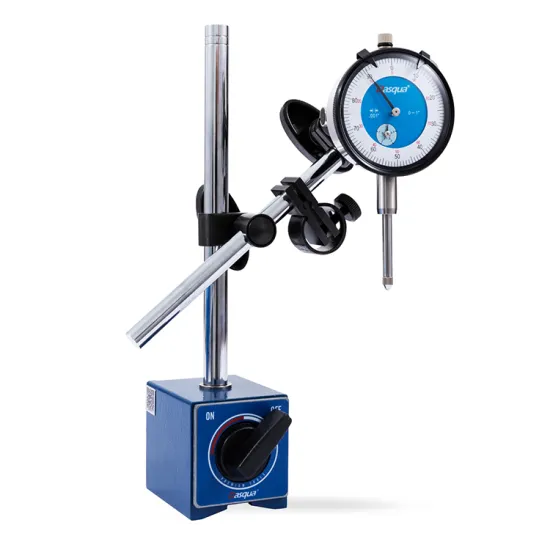 Dasqua Flexible 60Kg Magnetic Base Holder with 0-10mm Dial Indicator Set