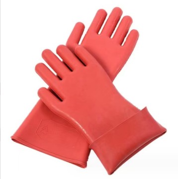 10KV Electrician Electric Natural Rubber Insulated Gloves