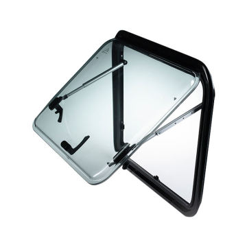 Chinese Factory New Double Glazing RV Window with Pleated Aluminum Curtain and Mosquito Net