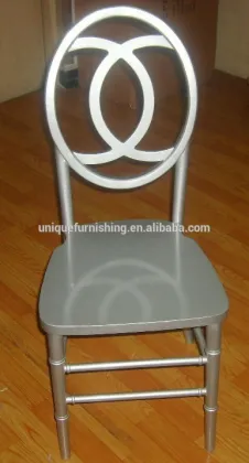 New design back silver wood chiavary phoenix chair