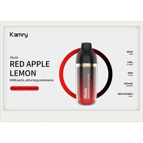 Kamry Akula 6000 퍼프 도매 USA 유명한 vape