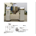 Twins Tape Rotating Vacuum Dryer