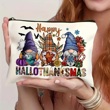 Personalized SKZoo Pattern Makeup Bag - Travel Storage Pouch Gift