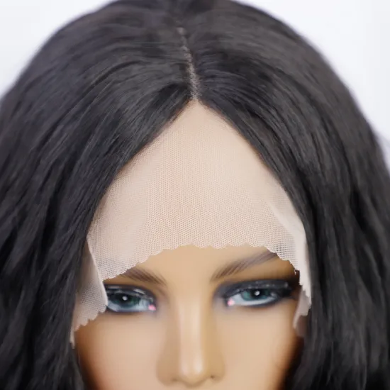 Aisi Hair high quality cheap vendor curly heat resistant synthetic full wigs synthetic wigs swiss lace wig front for women
