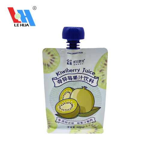 Laminated Plastic Liquid Pouch With Nozzle