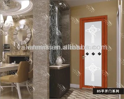 2015 Indoor aluminum alloy glass bathroom door/the kitchen door