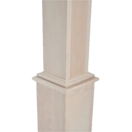 Elegant Vintage Newel Post for Wooden House Stairs