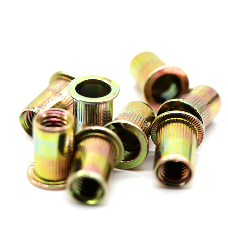 Rivet Nuts Yellow Zinc Plated 11