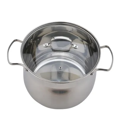 Metal Induction stock pot for soup cooking pot