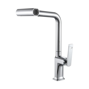 Luxury Hotel Apartment Kitchen Sink Pull-Down Faucet - 360 Degree Rotatable Waterfall Style