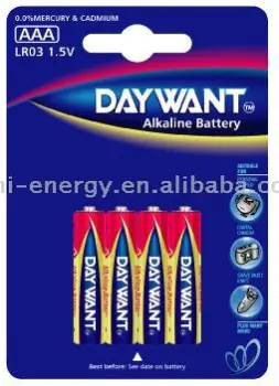 um-4 LR03 AAA Super alkaline battery