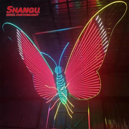 Illuminated Butterfly Swing: Large Removable Wings Holiday Decorations
