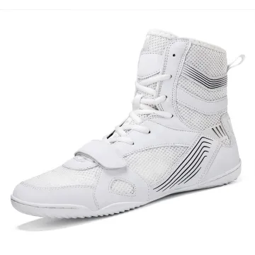 Professional Lightweight Flexible Wrestling Boots and Boxing Shoes for Men