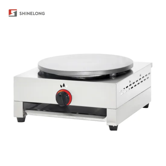 Multifunction Single Plate Gas Crepe Machine Makers Commercial For Sale