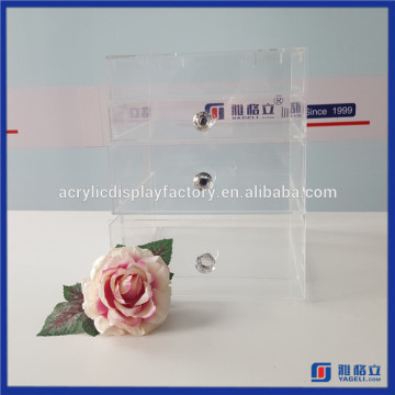 Wholesale Transparent Acrylic Makeup Organizer With Drawers / Acrylic Organizer For Cosmetics