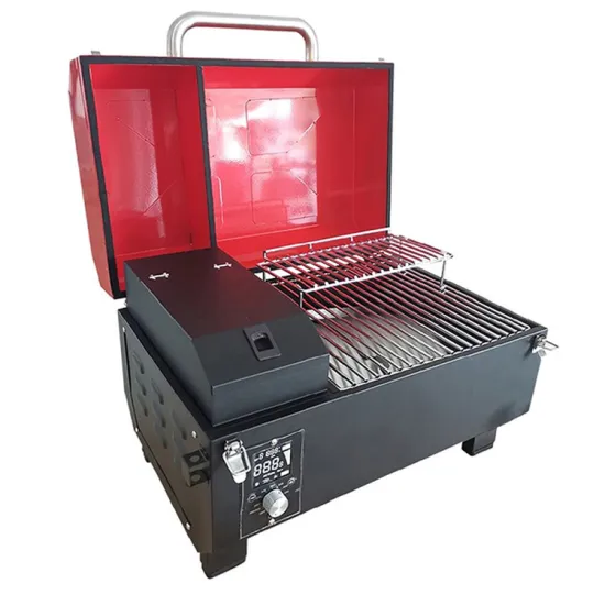 Outdoor Garden Stainless Steel 8 In 1 Pellet Grill Wifi Controlled Wood Pellet Smoker Bbq Charcoal Grills