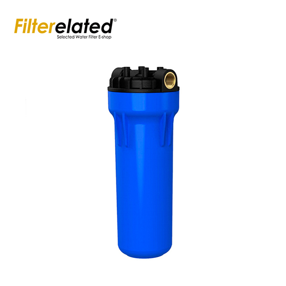 10Inch Slim Water Filter Housing Air Relief ValveBlue