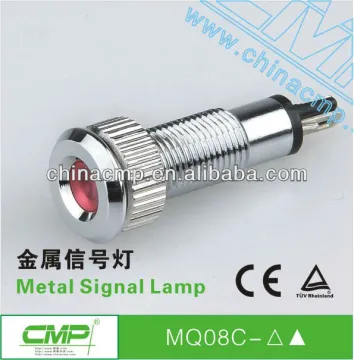 Diameter 8mm Malfunction Indicator Light,Led Pilot Light Indicator