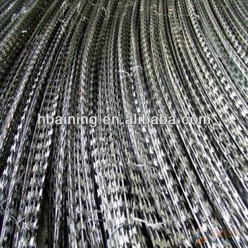 China High Quality Galvanized Low Price Concertina Razor Barbed Wire (factory price)