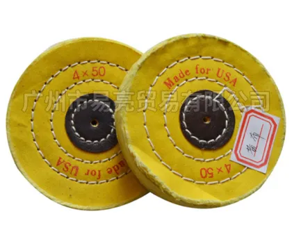 125MM Cloth Copper Alloy Coins with Yellow Buff, 50 Pages