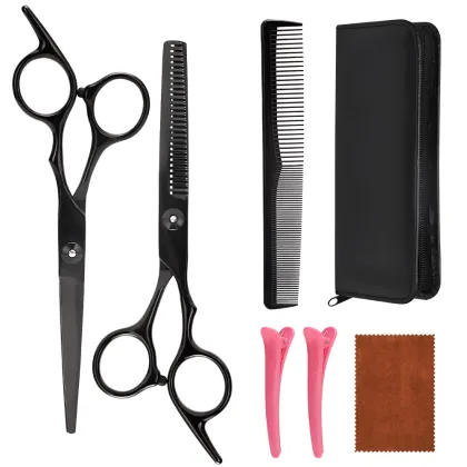 Professional Barber Hair Cutting Scissors Grooming Scissors Set