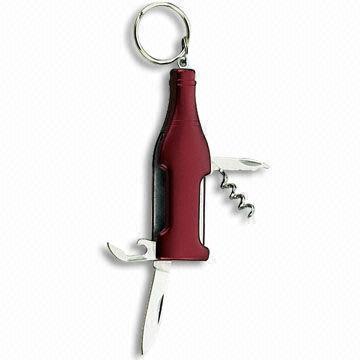 Fancy Keychain, Made of Aluminum, with Coated Color, Various Colors are Available