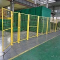 Steel metal welded mesh fence in breeding area