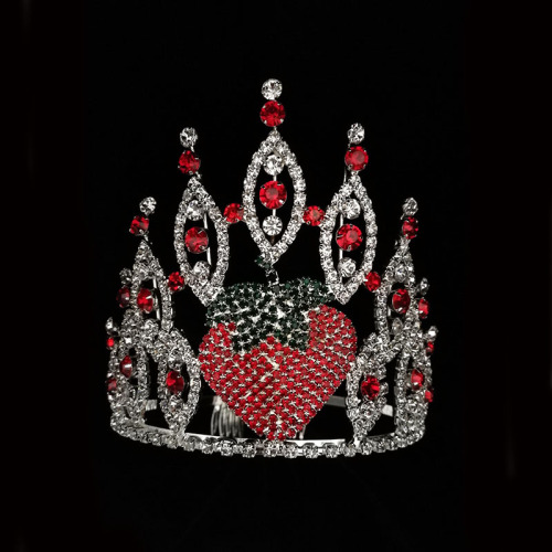 Strawberry Rhinestone Tiara Wholesale Pageant Crown