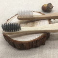 Escova de dentes de bambu de madeira Proteção ambiental