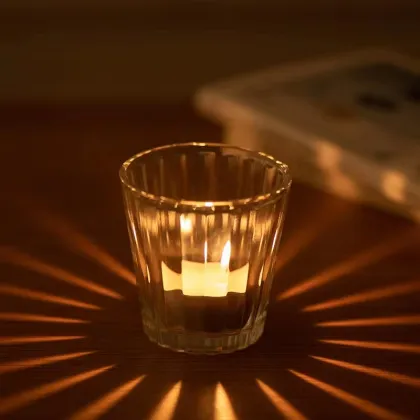 100ml glass customized candle jar
