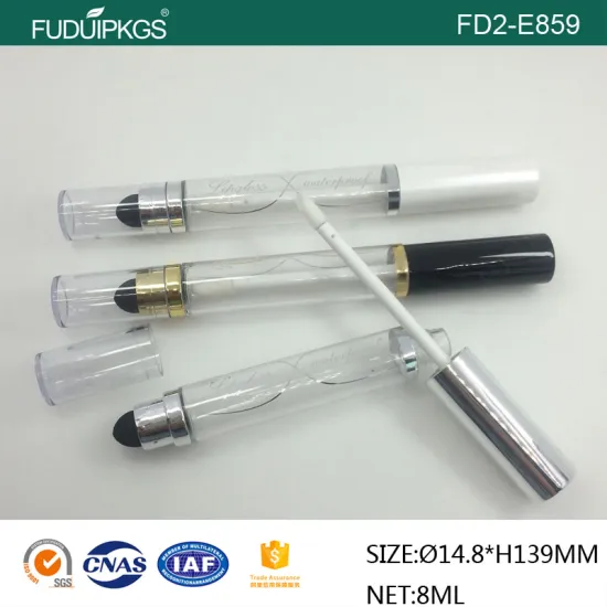 8ML Round  Transparent Lip Gloss Tube