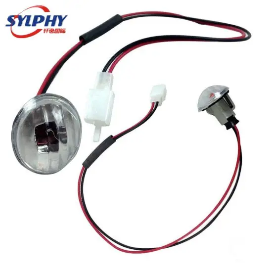 Front Fender Lamp Turn Signal Light Replacement for Hafei Minyi 6391 Models