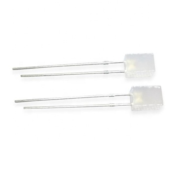 Çin Fabrika Stok Ucuz Fiyat Yüksek Parlak 557 5x5x7mm Dikdörtgen Kare Mavi Led Diyot Sulu Difüzyonlu Lens