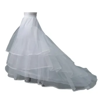 Bridal Ball Gown Wedding Dress with Peticoat, Crinoline, and Tulle Layers
