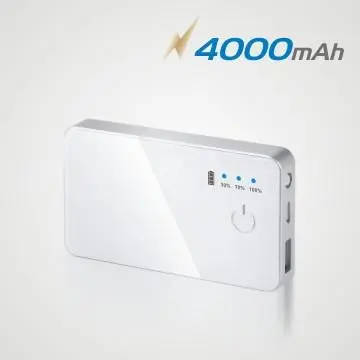 promotion gift Portable Battery Charger 4000mAh with Torch