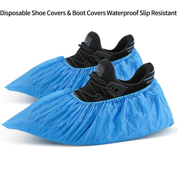 Couvre-chaussures en plastique jetable imperméable EPI