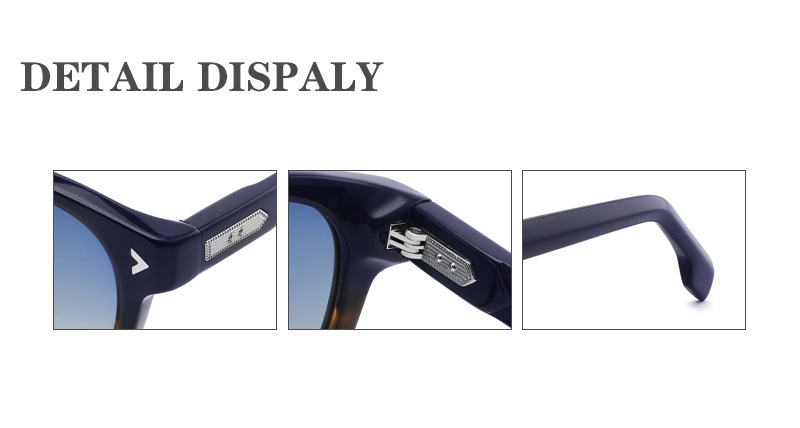 Detail Round Acetate Sun glasses