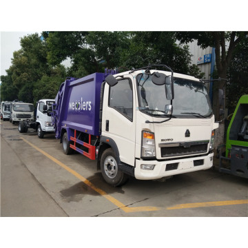 Sinotruk 6m3 Compressed Refuse Trucks