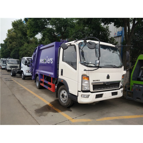 Sinotruk 6m3 Compressed Refuse Trucks