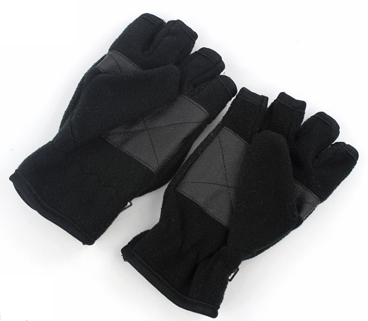 Half Finger Polar Fleece Gloves 