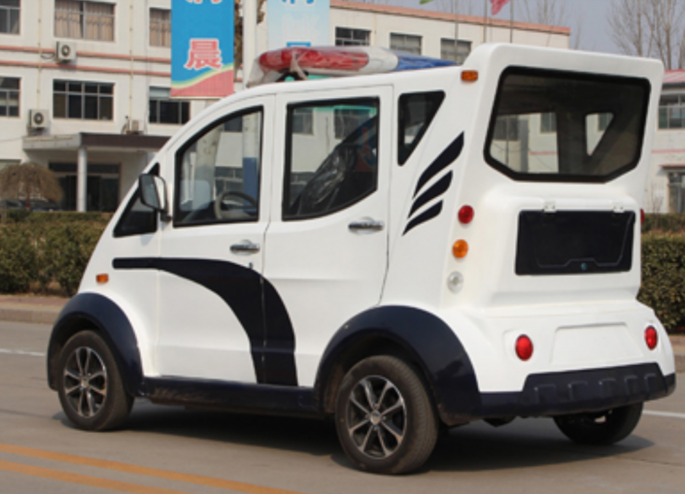 Electric four-wheel patrol car