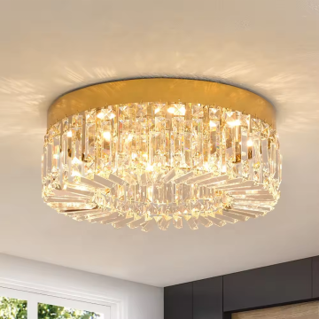 Lampada a soffitto di cristallo intelligente moderno personalizzato per la decorazione e l'illuminazione della casa