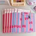 Pink Bow Design Poly Bubble Mailers