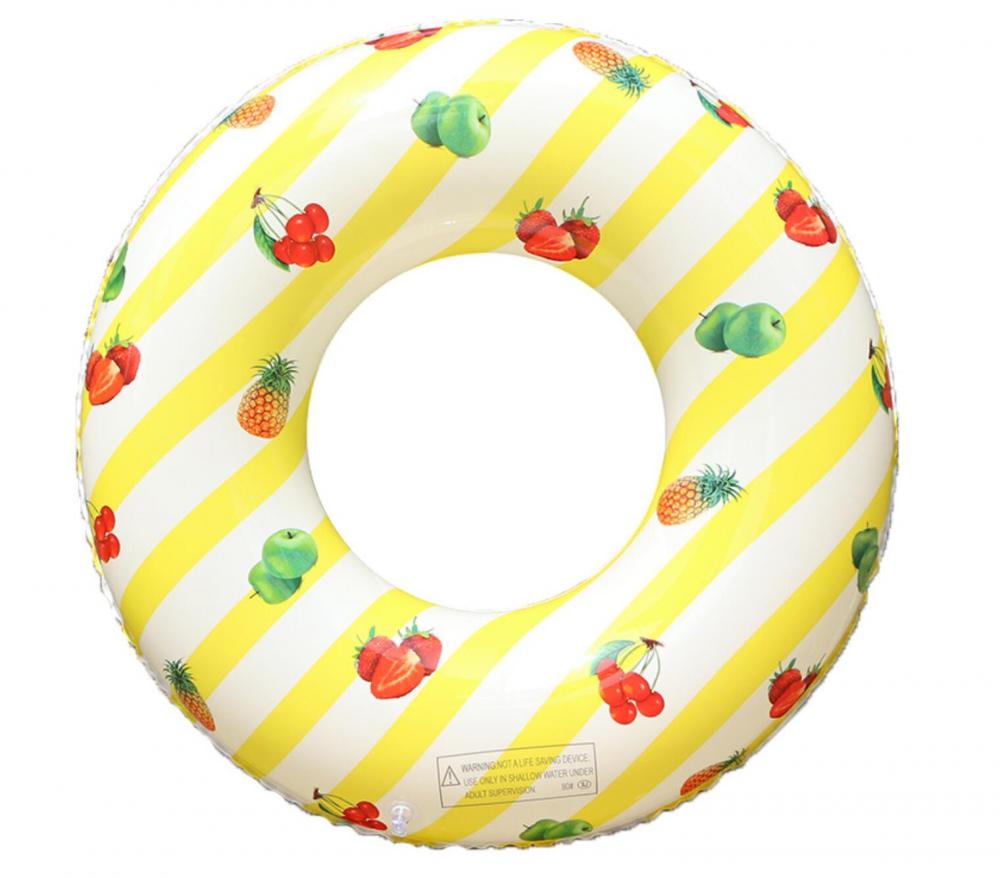 High Quality Printed Fruit Swim Ring Float