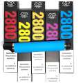 5% Einweg -Pod -Gerät Puff Flex 2800 Puffs Vape