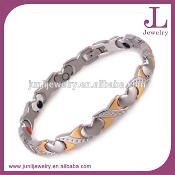 New Design Magnetic Energy Bracelet Stainless Steel X Power Bracelet